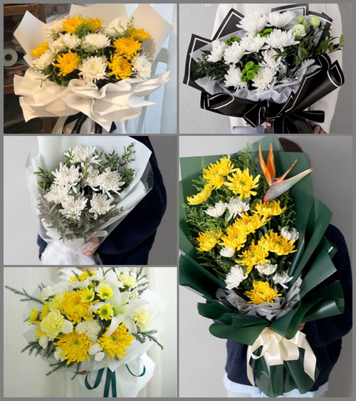 湖南永州道县濂溪街道白事花束代送